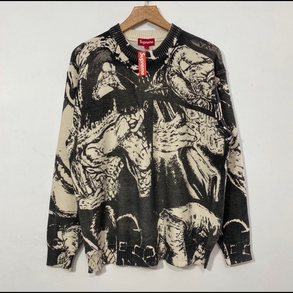SUPREME 21FW THE CROW SWEATER